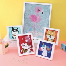 DIY 보석십자수 비즈공예 큐빅아트, 51 여우 (12cm) AT119