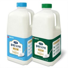 서울우유 더진한 플레인 요거트 순수+플레인 (혼합)