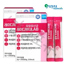 17종 혼합 모유 유산균 레이디 뷰티 LAB 프리바이오틱스 프로바이오틱스, 2개, 30포