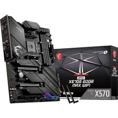[보증] MSI MPG X570S Edge MAX WiFi 게이밍 마더보드ATX AMD 소켓 AM4. DDR4 PCIe 4 CFX M.2 슬롯 Wi-Fi 6E