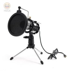 HMA 음소거 PC 스탠드 마이크 탁상용마이크스탠드 탁상마이크