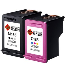 삼성 호환잉크 INK-M185 INK-C185 3배 대용량 SL-J1680 SL-J1683 SL-J1685 SL-J1780W SL-J1780DW SL-J1785W, 검정,컬러, 1세트