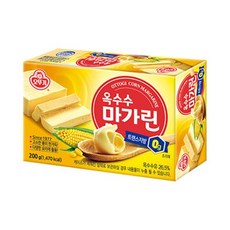 오뚜기 옥수수마가린 200G 에프터눈티 프런치 학생 완내스, 3개
