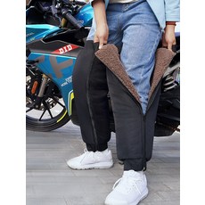 오토바이 무릎 담요 기모 토시 커버 레그워머 방수, 3) 바지길이 60CM+기본 스타일
