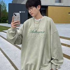가치스토어 남자 빅사이즈 오버핏 맨투맨 루즈핏 맨투맨티