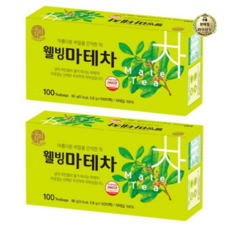 우리차 송원식품 웰빙마테차, 800mg, 100개입, 2개