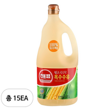 사조해표 해표 옥수수유 1.8L, 15개