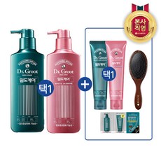닥터그루트 밀도케어 탈모기능성 샴푸 400ml (2종택1) +증정, 자스민