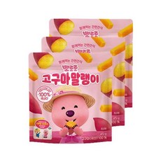 뽀로로 고구마말랭이 45g, 3개