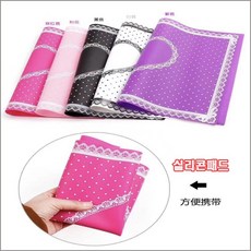 네일퀸 실리콘시술패드 네일패드 네일테이블패드 네일용품+사은품, 1개, 블랙