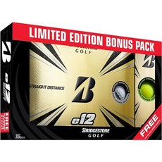 Bridgestone Golf 브리지스톤 골프 e12 컨택, White, Bonus Golf Balls, 흰색 - 브릿지스톤e12