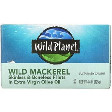 Wild Planet 와일드플레닛 와일트 매크럴 125g 4팩