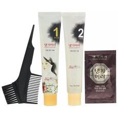 Doori 댕기머리 한약 성분 염모제 블랙 키트 1개