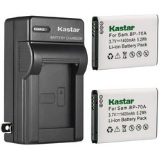 삼성 ES78 ES80 ES81 ES90 ES91 ES95 ES96 ES99 MV800 PL100 PL101 PL120 PL121 PL170 PL171 PL20 PL200 PL, 1 Charger + 2 Batteries, 1개