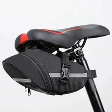 발수 산악 자전거 가방 테일 백 로드 바이크 라이딩 시트 새들 사이클링 장비, 02 Black, 1개