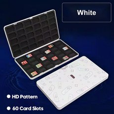 fnc 스위치 카드 NS 게임 카드 보호 커버 닌텐도 스위치 OLED 메모리 SD 홀더, 03 White