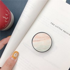 헤드셋거치대 핸드폰거치대 이어폰 줄감는기구 길이조절 지지대 고리 생방송 소품 스마트폰 부품 개성적인, 기본, T09-원형 지지대(산호 대리석)