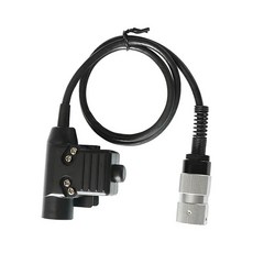 넥밴드무전기 인이어 무전기 악세사리 Hearangel U94 PTT AN/PRC 163 148 152 152A 워키토키 DIY 커넥터 U-283/U 6 핀 플러그 켄우드 소켓 어댑, 3.civilian U94 PTT
