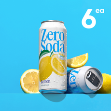 클룹 제로소다 레몬, 500ml, 6개