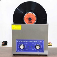 LP 디스크 초음파 세척기 클리닝 레코드 클리너 먼지 관리기 브래킷 음반 관리, 3개/가열+초음파식, 상세페이지 참고, 3개 디스크