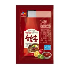 CJ 함흥비빔냉면소스, 12개, 85g