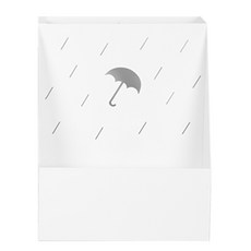 에코프랜들리 인테리어 우산꽂이 업소용 철제 우산통, 철제 우산통 대용량 화이트