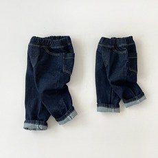 백일아기청바지
