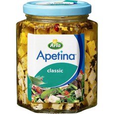Arla 알라 Apetina 클래식 치즈 큐브 인 오일, 4개, 150g