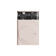 (땡처리) 리버필 마그네틱 맥세이프 호환 무선 고속충전 보조배터리 5000mAh KC인증 핑크