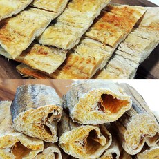먹기좋게 손질한 용대리 황태 북어 황태포 통북어 순살 500g 2종(택1) / 황태껍질 200g증정, 1개, 손질 통황태 500g
