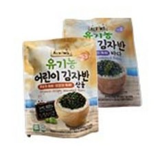 엘빈즈 유기농 어린이 김자반, 해물맛, 21g, 1개 - 밥스누김자반