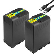 BP-U100 BP-U90 배터리 PD45W 고속 충전 소니호환 카메라 EX260 Z280 FS5 7 FX6 Z190 EX1R U60 U70 U90, 02 2 Battery, 한개옵션1