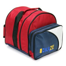 KAZE SPORTS 1 볼 스페어 키트 싱글 토트 볼링 추가 백 레드화이트블루, 레드-화이트-블루