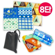 등산방석8단JS5개+개별파우치포함인디오캠퍼플라워파 jiu*221yn, 본상품선택