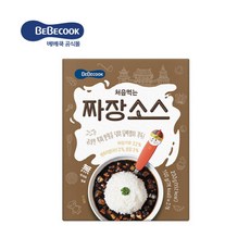 [베베쿡] 처음먹는 짜장소스 1개(100g*2입), 짜장, 100g, 2개 - 베베쿡짜장