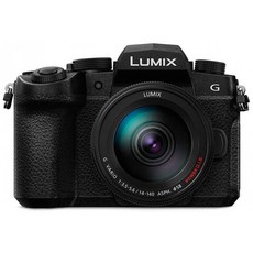 14-140mm 렌즈 장착 파나소닉 LUMIX DC-G90HEB-K 컴팩트 시스템 미러리스 카메라 - 검은색, 단일옵션