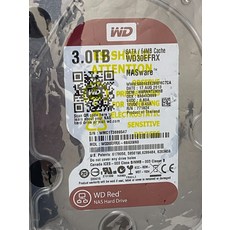 WD 3.0TB 레드 SATA WD30EFRX NASWARE 하드 드라이브 HDD 116843 - wd30efrx