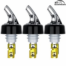 자동 측정 병 푸어러 샷 스피릿 음료 와인 칵테일 디스펜서 바웨어 30ml, 03 Yellow 3pcs, 3개