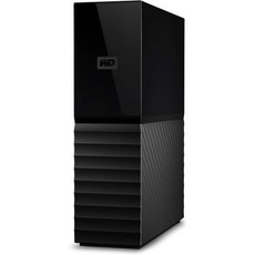 Western Digital 6TB My Book Desktop 외장 하드 드라이브 USB 3.0 암호 보호 자동 백업 소프트웨어가 포함된 HDD WDBGB0060HBK-NES, Single Drive - 6tb