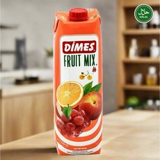 Halal Turkish Dimes Multifruit Juice 할랄 터키 디메스 멀티프루트 주스, 3개, 1L