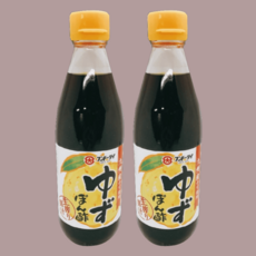 상큼한 훈도다이 유자 폰즈소스 360ml 2개 유자간장 유즈 아지쯔케 일본 소스 요리 재료, 상큼유자폰즈소스 360ml 2개