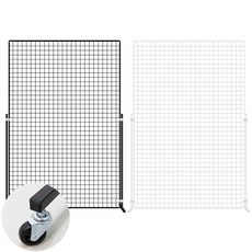 이동식 메쉬망진열대 (망-다리-바퀴세트)-1200x1800mm 블랙 1개