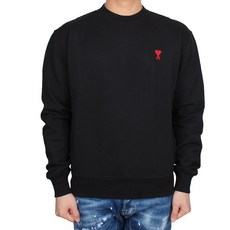 [Ami][이지겟] 20FW 아미 하트로고 맨투맨 (블랙) H20HJ007 730 001 BLACK