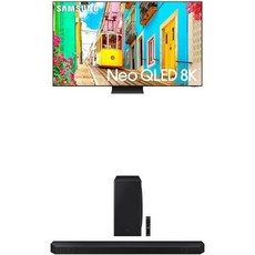 삼성 65인치 클래스 QLED 8K QN800D 시리즈 네오퀀텀 HDR 스마트 TV QN65QN800D 2024 모델 w Q800D 5.1.2ch 사운드바 w무선 돌비 애트모스