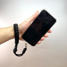 잉글리쉬베이 유럽여행 휴대폰 도난방지 손목 스트랩 1P, 1개, 블랙