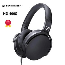 게이밍 헤드셋 Sennheiser 오리지널 어라운드 이어 헤드폰 소음 차단 접이식 음악 스포츠 게임 딥 베이스 이어버드 HD400S