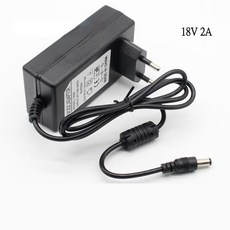 DC 18 V 2A AC 100V-240V 변환기 어댑터 볼트 2000mA EU 플매트 카펫 러그 전원 공급 장치 BCA-144 Ryobi, 02 EU_01 18V_01 2A, 1개