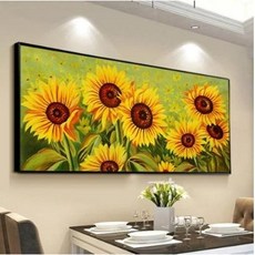 십자수해바라기도안