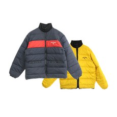 POLO 다운 리버서블 패딩점퍼 네이비옐로우 (남성 L)