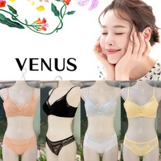 [비너스](E컵F컵)(VBR0980+VPT0980T)24SS 이하늬 봄 광고 메인 브라 소프트 몰드 브래지어+티팬티 세트